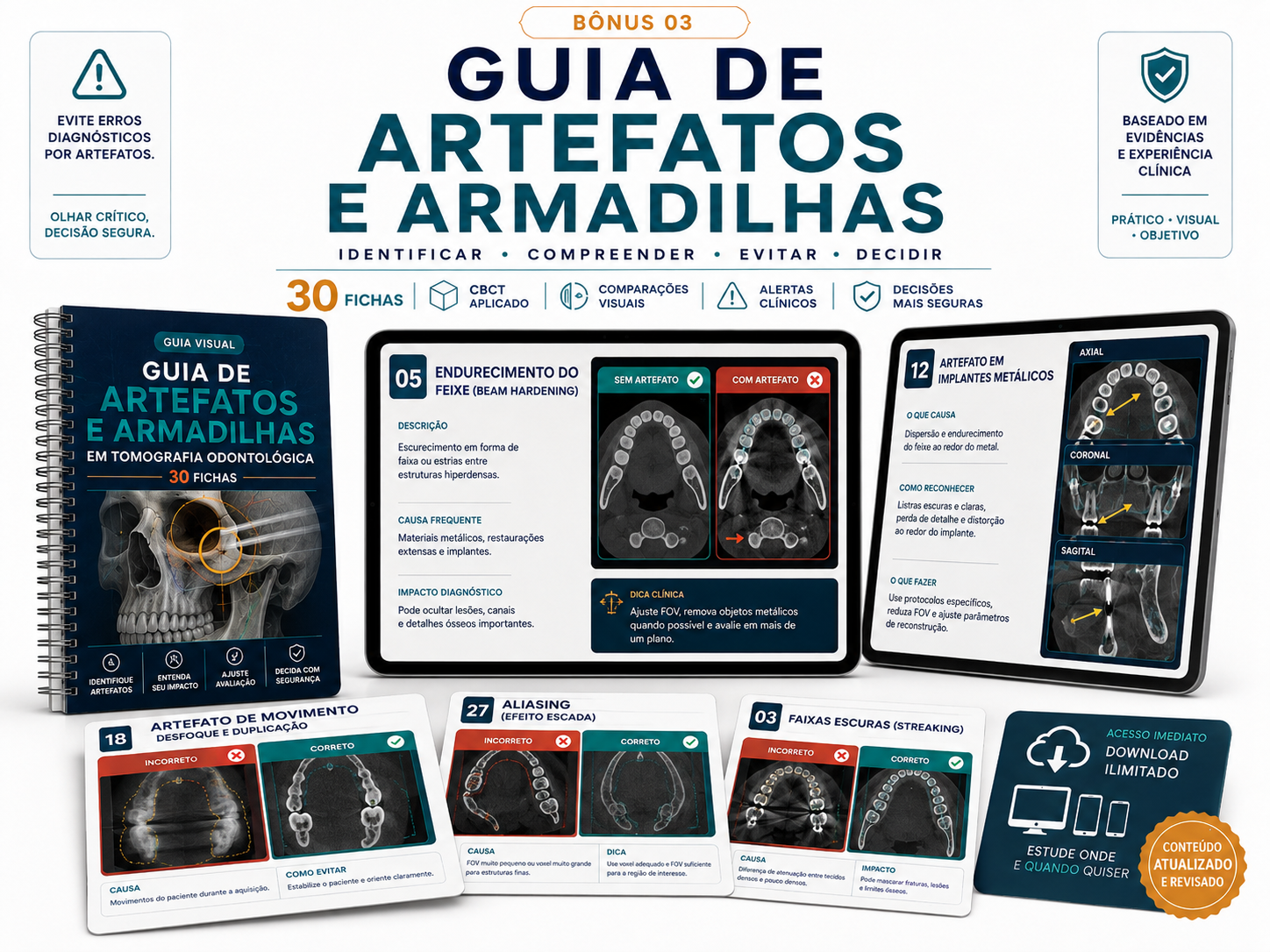 Guia de Artefatos e Armadilhas Tomográficas